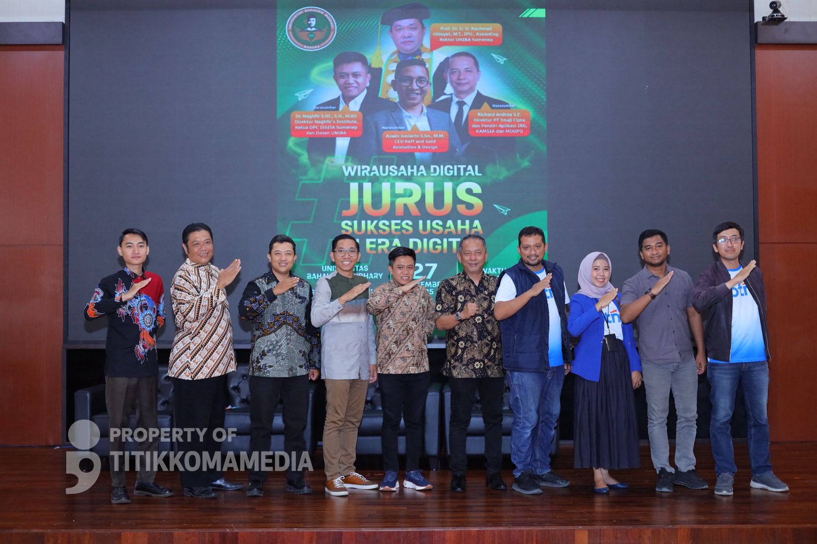 Kolaborasi Akademisi dan Praktisi, UNIBA Madura Gelar Studium Generale: Kupas Jurus Sukses Usaha di Era Digital